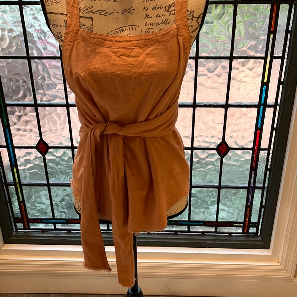 BP blouse size small lights orange dressy tank
